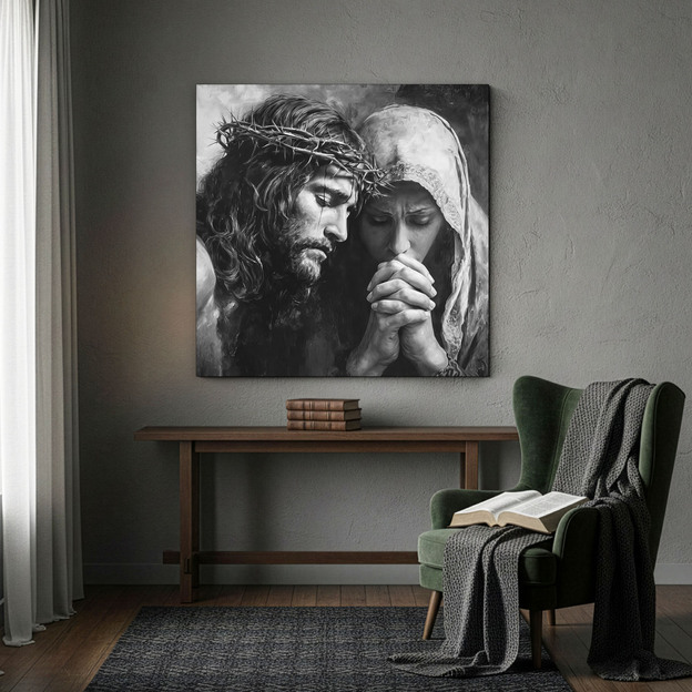 Religious image - The Suffering of Mary