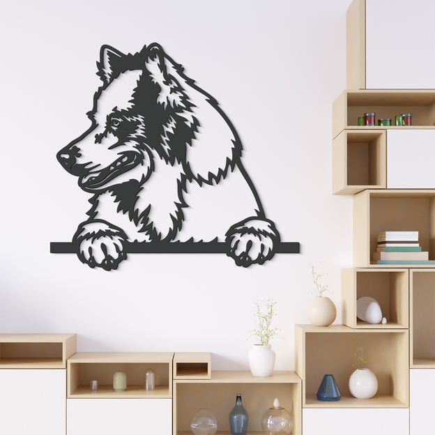 3D Wooden Wall Art - Australian Shepherd