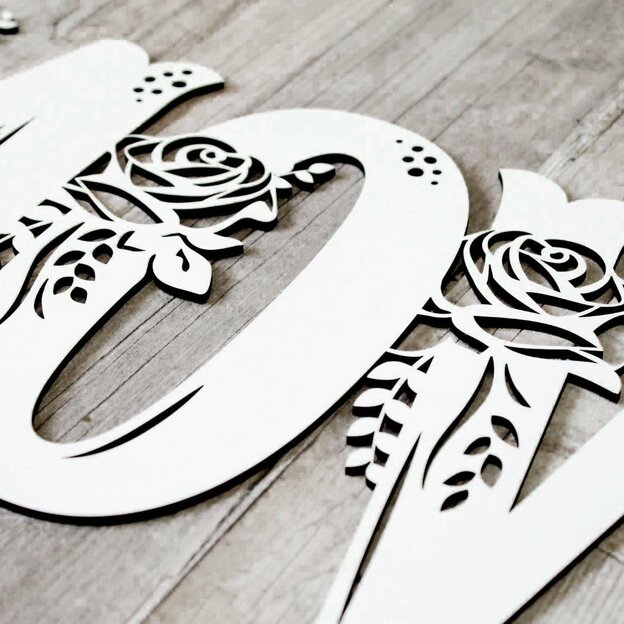 Český nápis na stěnu - Domov