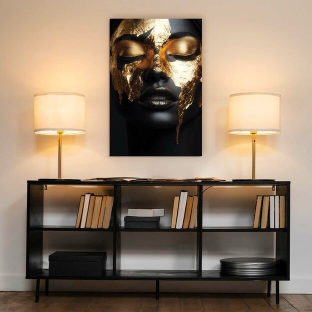 Luxury Wall Art - Portrait of a Woman in Gold