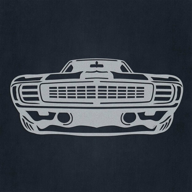 Wooden Sticker of a Car - Chevrolet Camaro