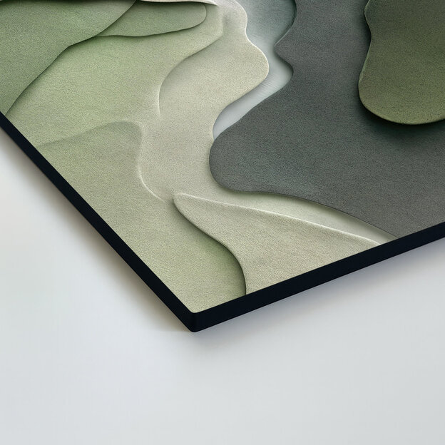 Tablou abstract - Dune verzi