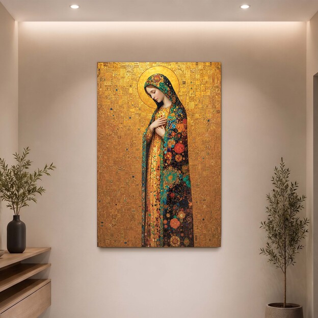 Arany kép a Szűz Máriáról - Madonna