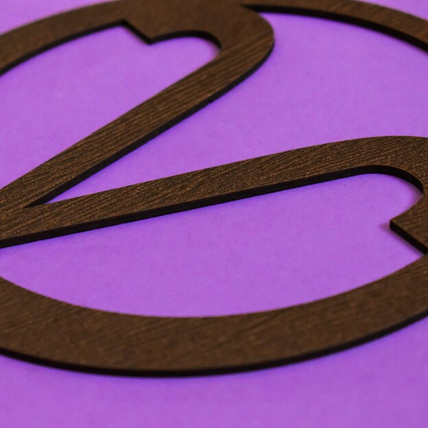 Decorațiune din lemn - Semnul zodiei Berbec