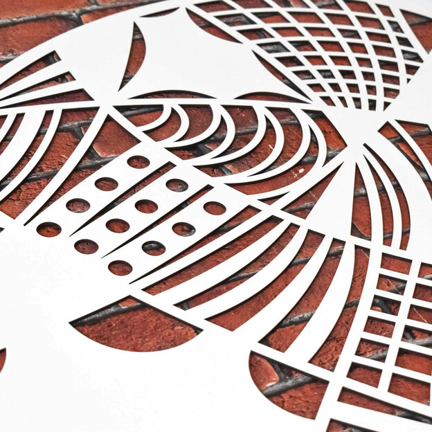 Wooden Abstract Picture - Yarn Ball