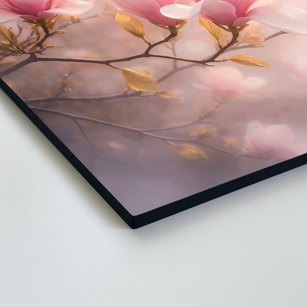 Romantický obraz magnólií na zeď