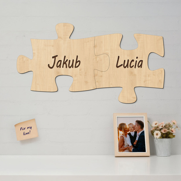 Wooden Wall Art - Name Puzzle