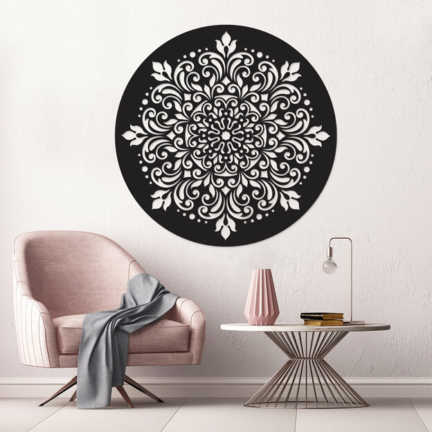 Round Wooden 3D Mandala - Aphrodite