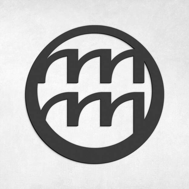 Wooden Sign on the Wall - Zodiac Sign Aquarius