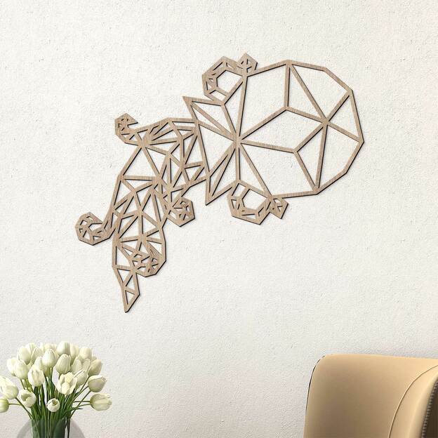 Geometric Wall Art - Aquarius Sign