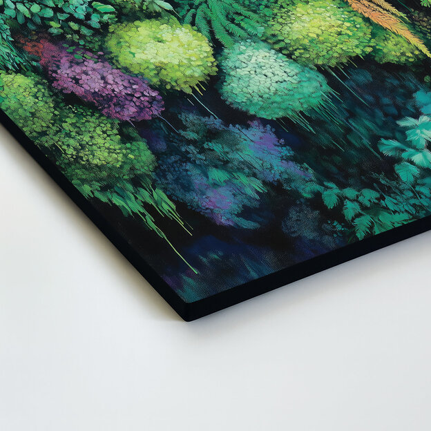 Tablou verde cu mușchi - Tropical