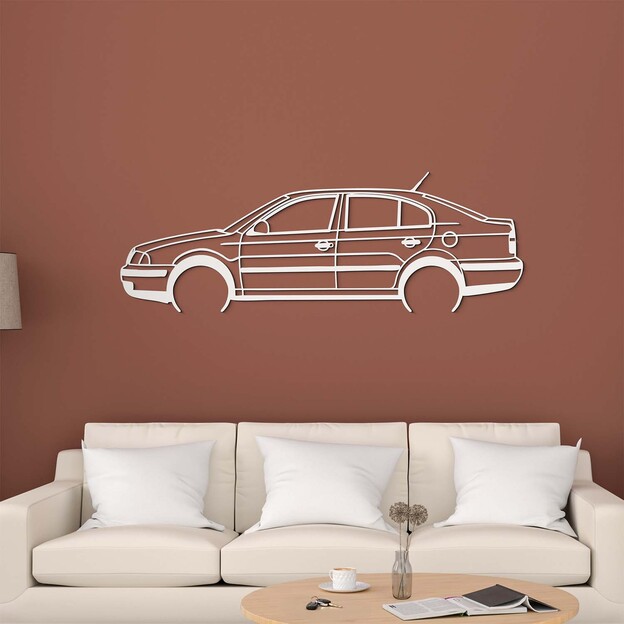 Silhouette din lemn a mașinii - Škoda Octavia