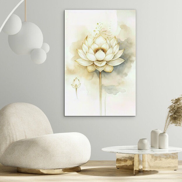 Nástenný obraz - Biely lotos