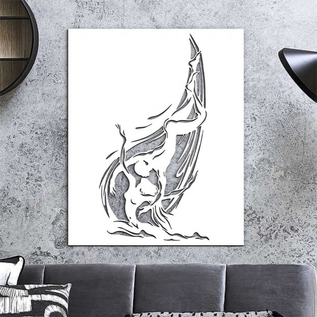 Wooden Wall Art for Bedroom - Nudes