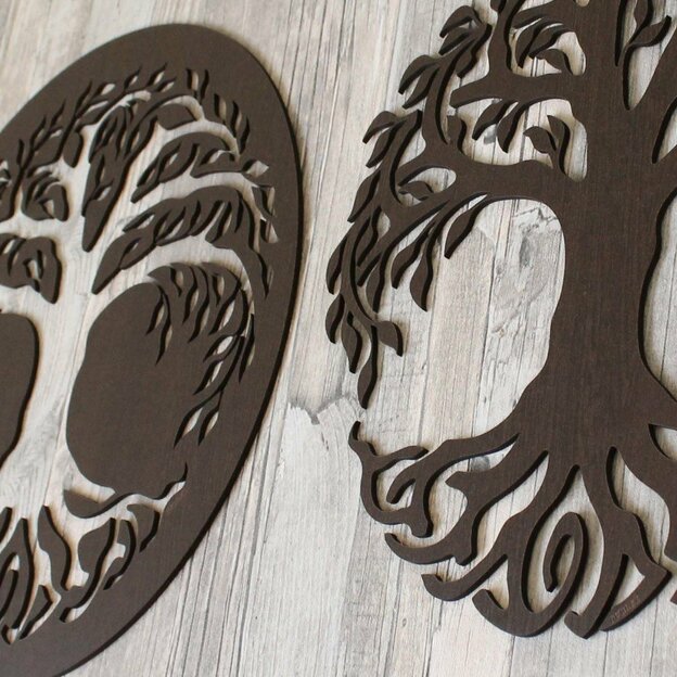 2in1 Tree of Life on the Wall - Hod and Netzach