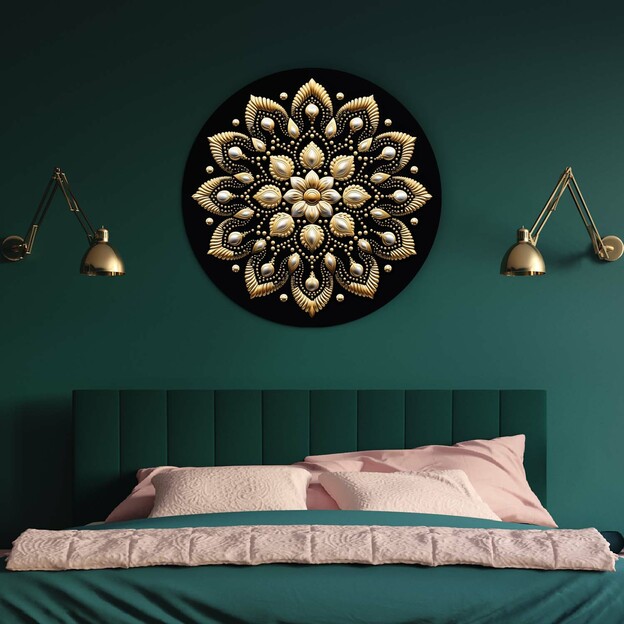 Dotted Mandala on the Wall