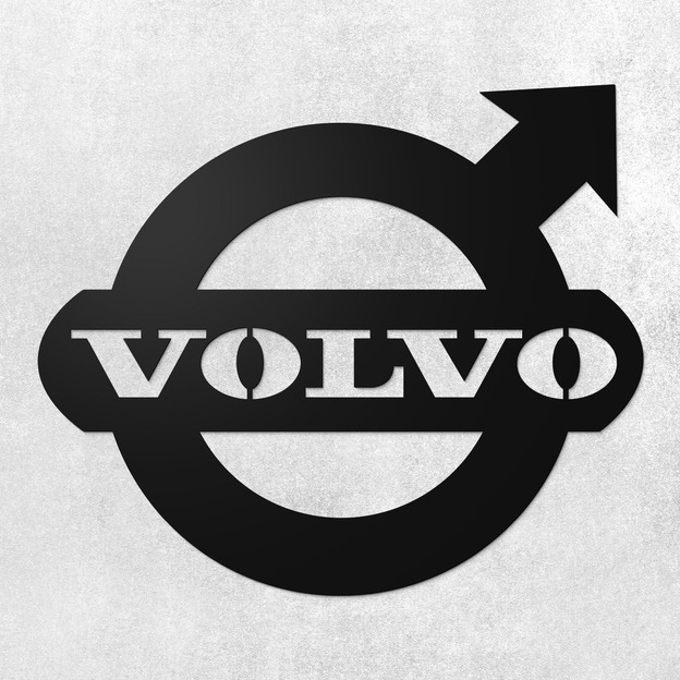 Wooden Car Emblem - Volvo