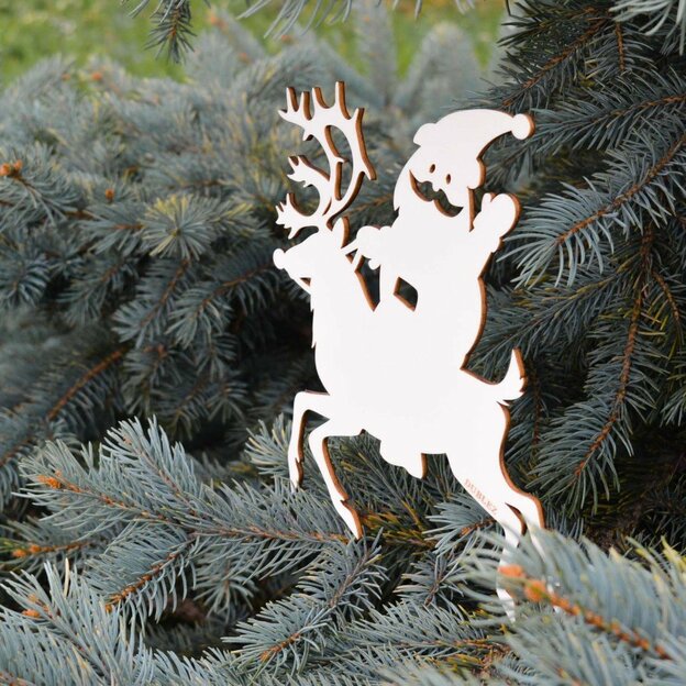 Santa Claus dekorácia na okno 