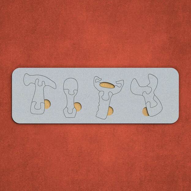 Drevená skladačka pre chlapcov - Náradie