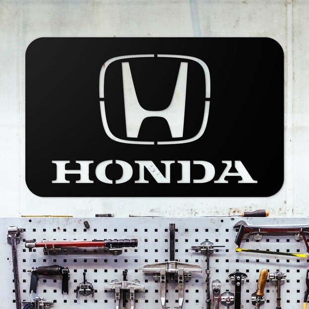 Wooden Wall Art - Honda Brand Logo