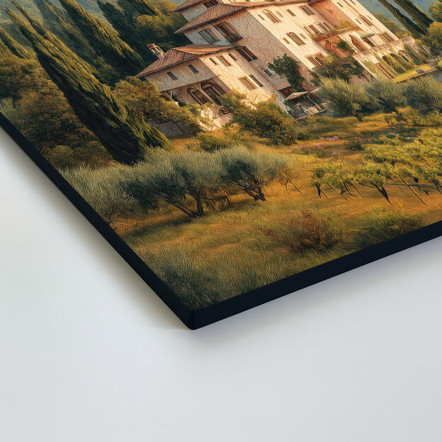 Image on wood - Tuscany