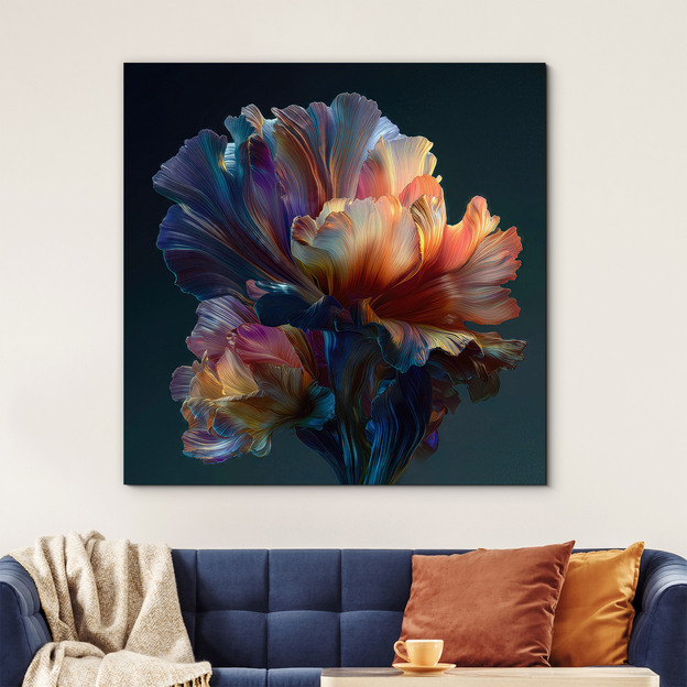 Abstract painting - Artistic flower