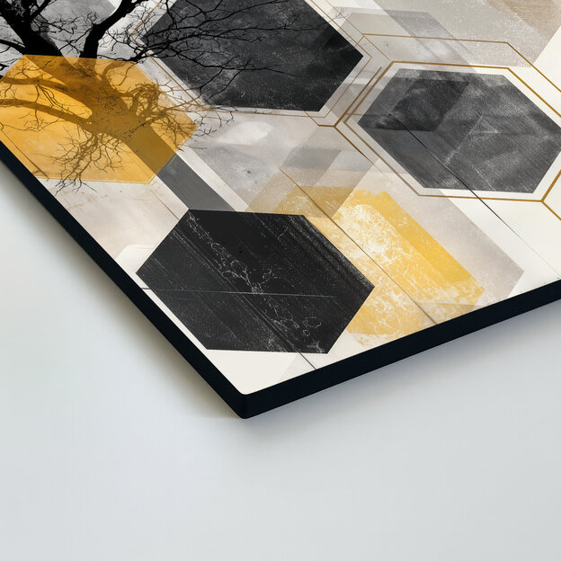 Modern image of a tree and birds - Geomtrix