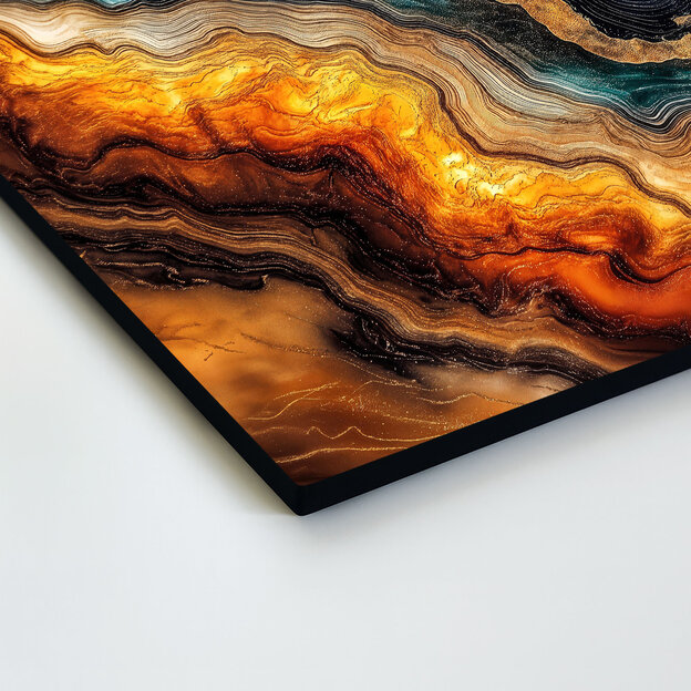 Wooden picture - Stone layers