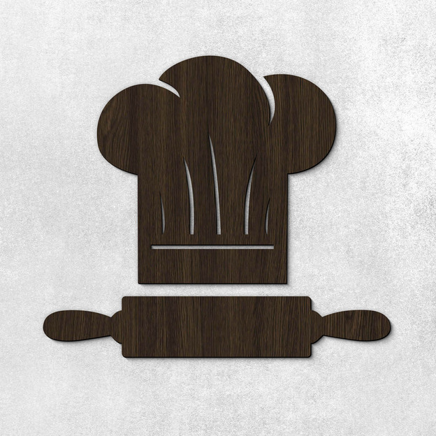 Wooden Door Sign - Kitchen