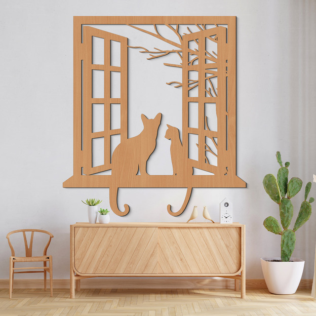 Wall Art - Cats in the Window