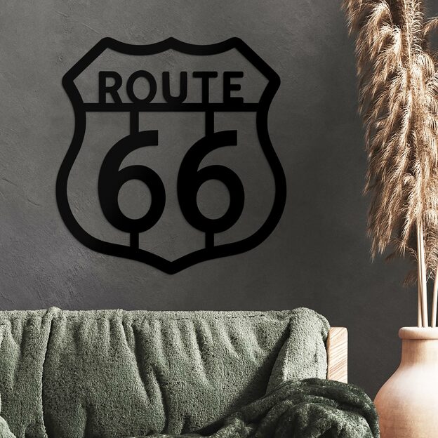 Retro Wall Art - Route 66