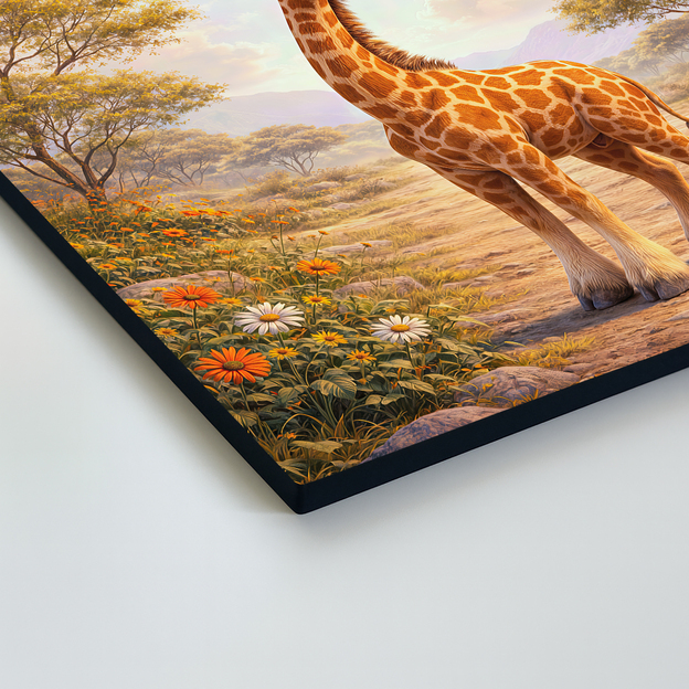 Drevená dekorácia pre deti - Žirafa