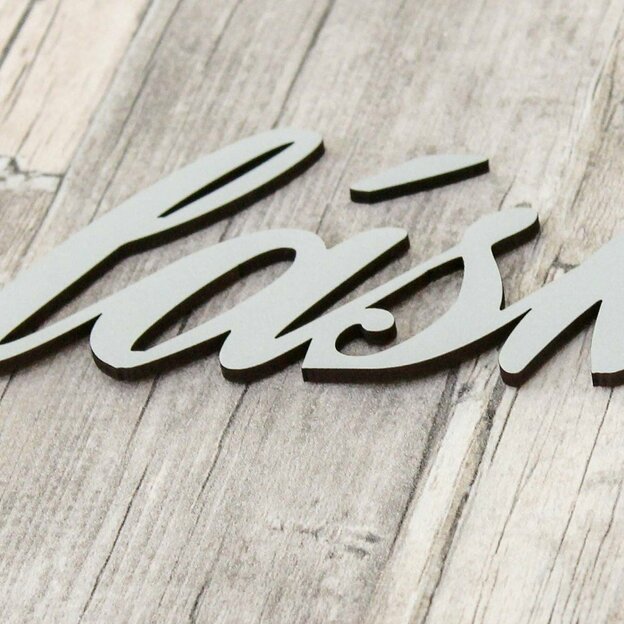 Slovenský citát o rodine na stenu - Vyrobený z dreva 