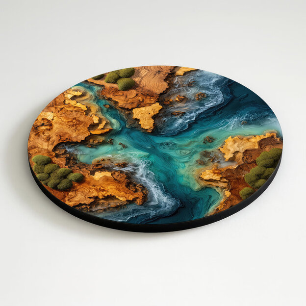 Nástenný obraz - Luxusná imitácia epoxidu a machu