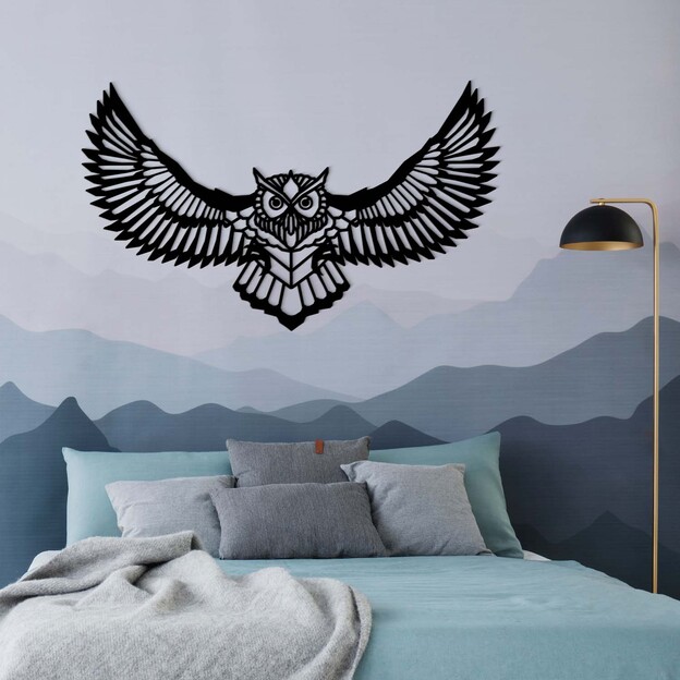 Wooden Wall Decoration - Owl