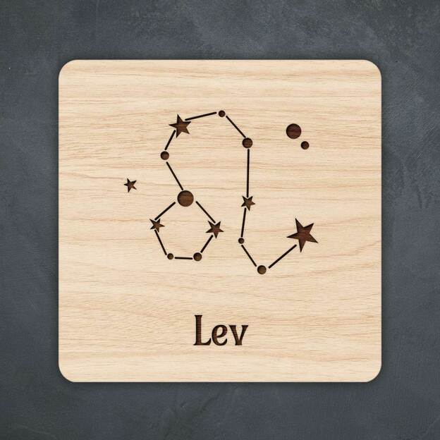 Pivní podtacek - Znamení Lev hvězdy