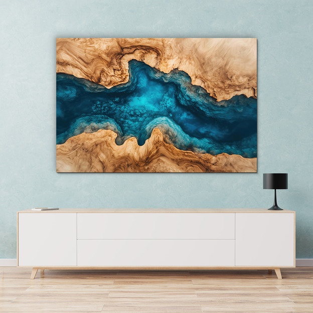 Imitation of resin artwork - Depth