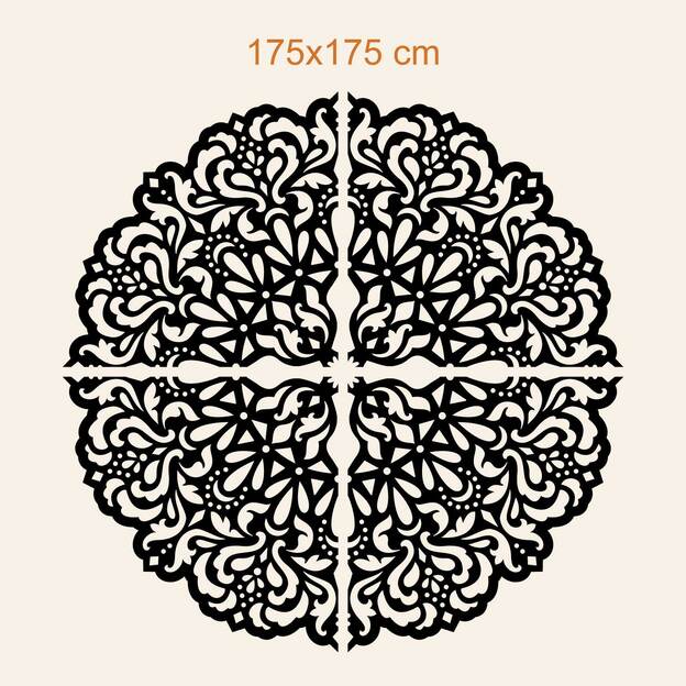 Wooden Mandala Wall Art - Passion