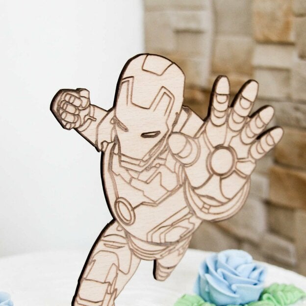 Postavička na tortu - Iron Man