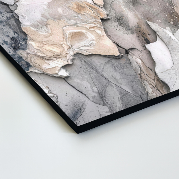 Wooden picture - Abstract marble