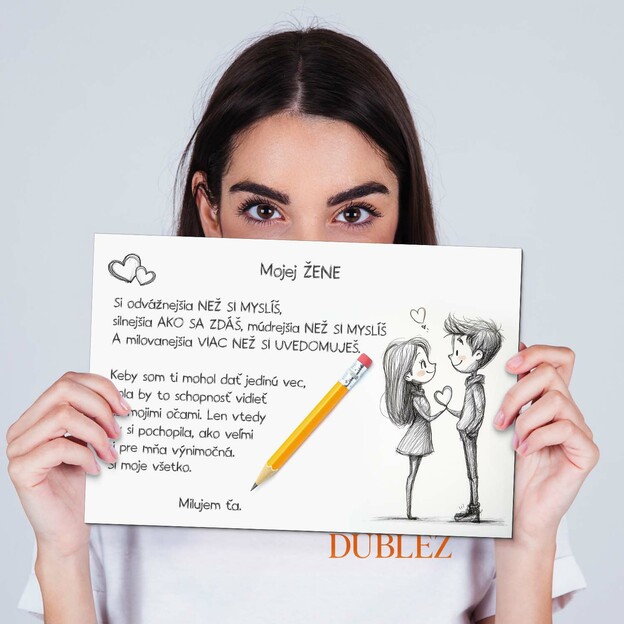 Cadou pentru femeie - Tăbliță cu declarație de dragoste