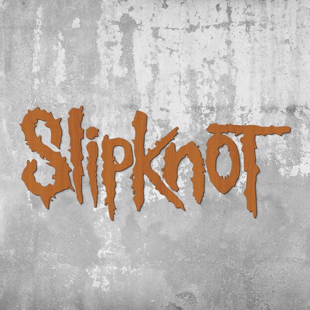 Drevené logo na stenu - Slipknot