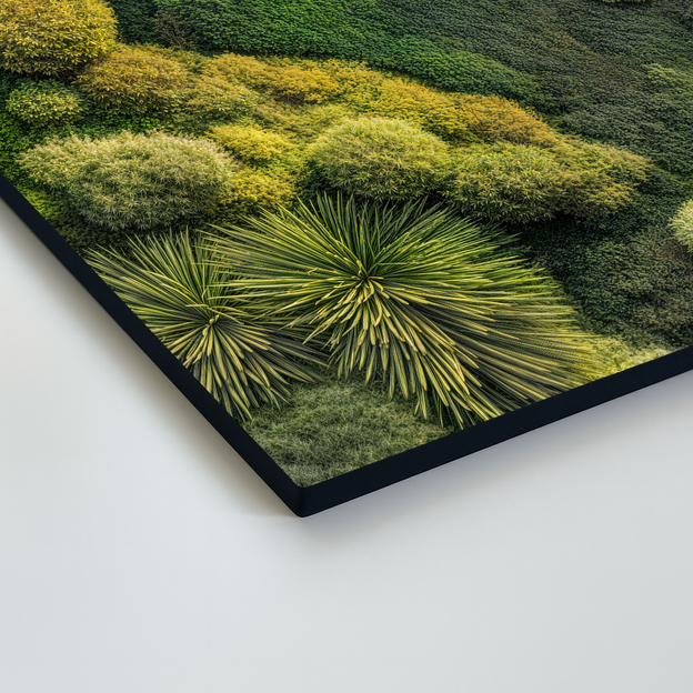 Moss picture - Green oasis (imitation)