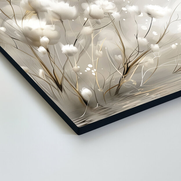 Tablou flori elegante - Bumbac