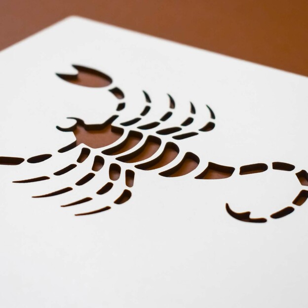 Wooden Wall Art - Scorpio Sign