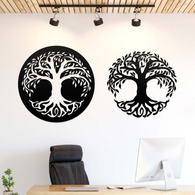 2in1 Tree of Life on the Wall - Hod and Netzach