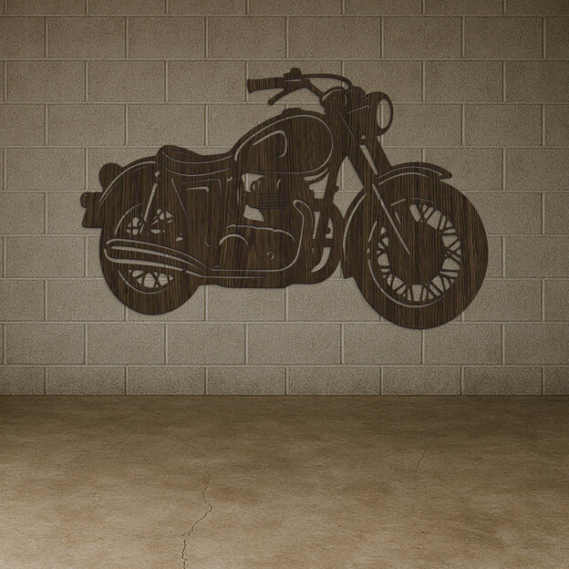 Cut-Out Wall Art - Chopper
