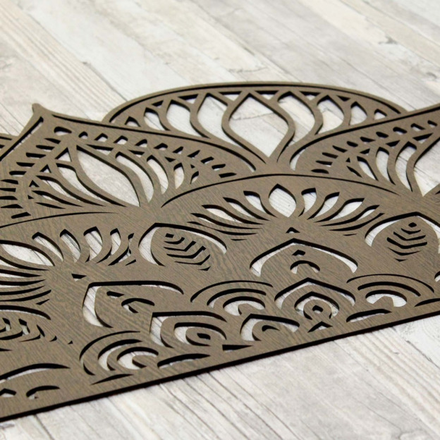 Wooden Mandala above the Bed - Rising Sun