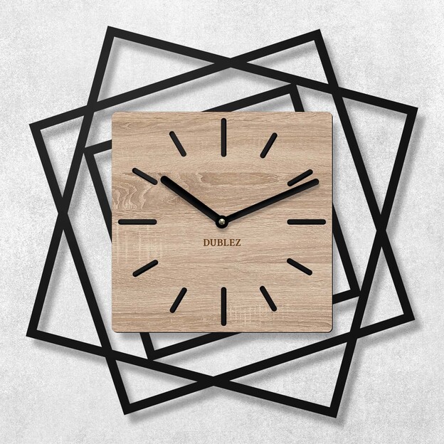 3D Wooden Wall Clock - Frames