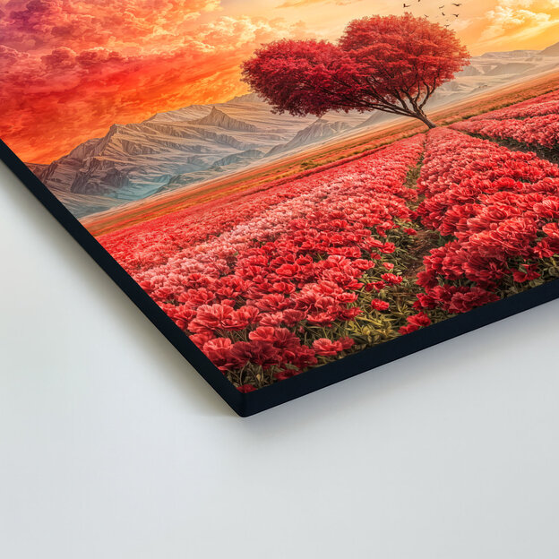 Romantic picture - Tree in the shape of a heart